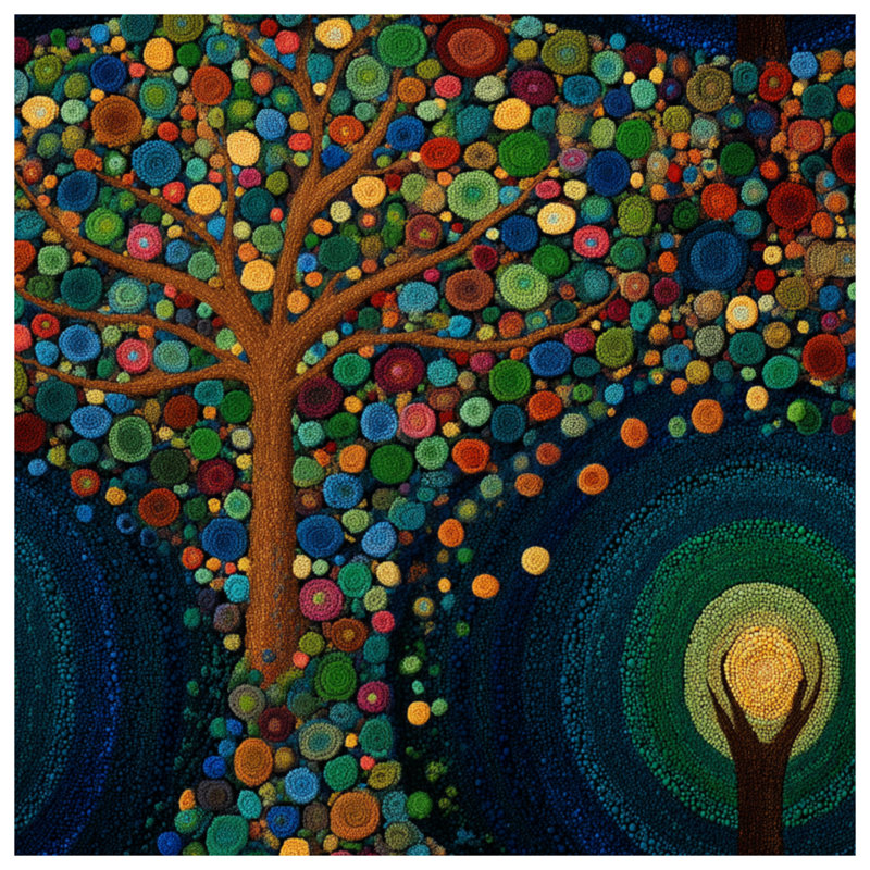 Tapis de bain arbre, L 34 po x L 21 po