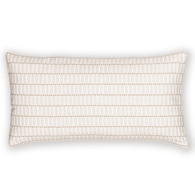 Sunbrella Inspired Linen Outdoor Lumbar Pillow