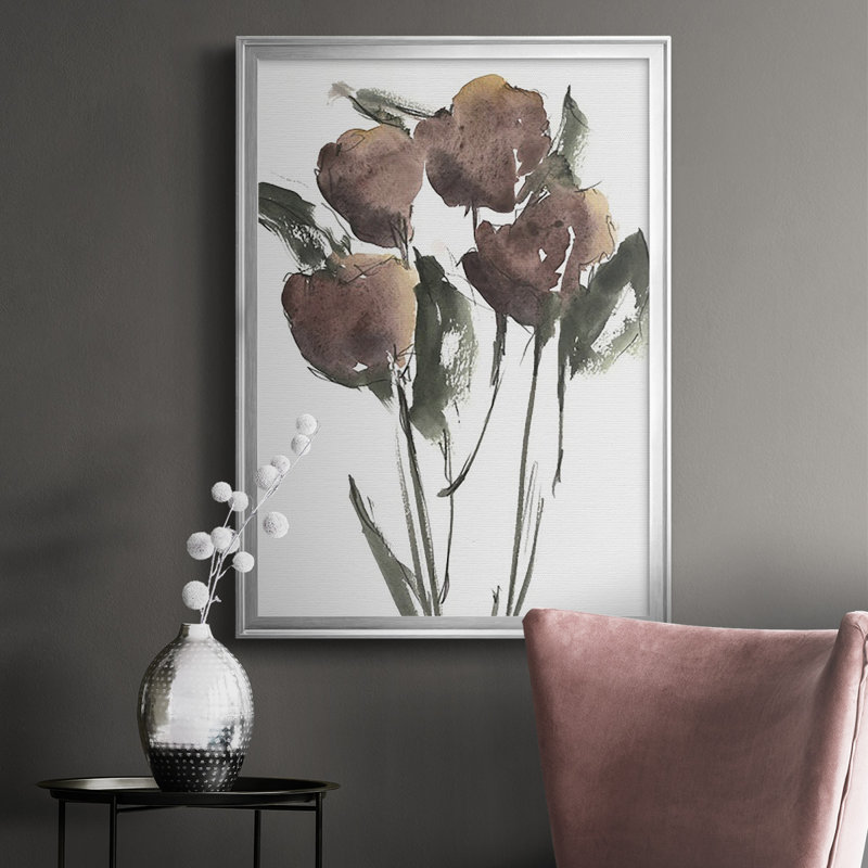 «Growing Wild II», reproduction d'art encadrée, H 42,5 po x l 30,5 po x P 1 po, Argent