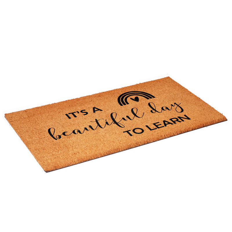It's a Beautiful day to Learn Doormat, 24" W x 36" L