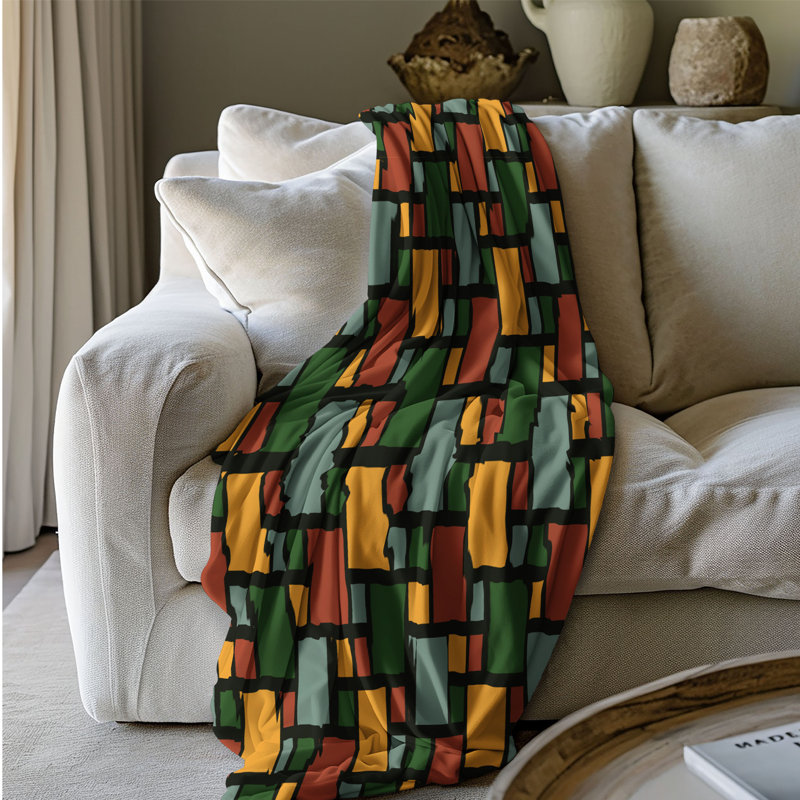 Cozy Lime - couverture sherpa de qualité supérieure 1 pièce, Grand lit