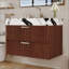 Meuble-lavabo flottant moderne de 30 po avec plateau en pierre frittée sans soudure-311718894
