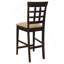 Ensemble de salle à manger 7 pièces brun clair et cappuccino Tolland-1229806262