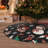 Abstract Polyester Blend Tree Skirt