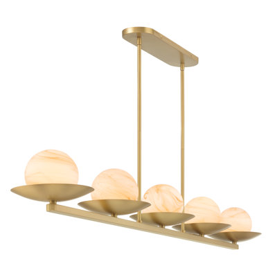 Olenne 64" 5-Light Linear Chandelier