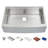 33'' L Farmhouse / Apron Single Bowl Stainless Steel Kitchen Sink