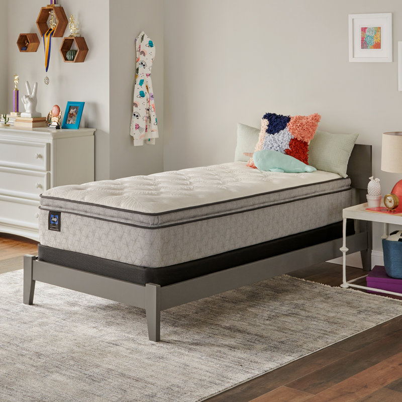 Sealy Essentials Oak Street 13" Plush Pillow Top Innerspring Mattress, Extra-long Twin