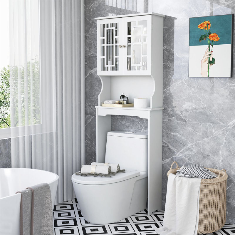 Freestanding Over The Toilet Storage