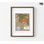 Cachemire-Inde, carte de la ville indienne, carte de l'Inde encadrée, carte colorée du Cachemire, carte de l'Asie du Sud, affiche, art de classe de géographie murale