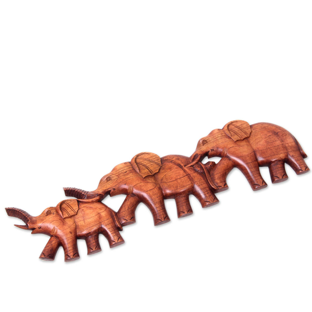 Handmade Boho Landscape & Nature Wall Decor on Solid Wood World Menagerie