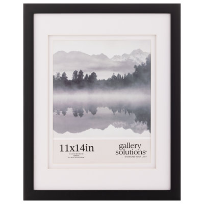 Isobella Black,Brown,Gray,White Matte Picture Frame with Mat