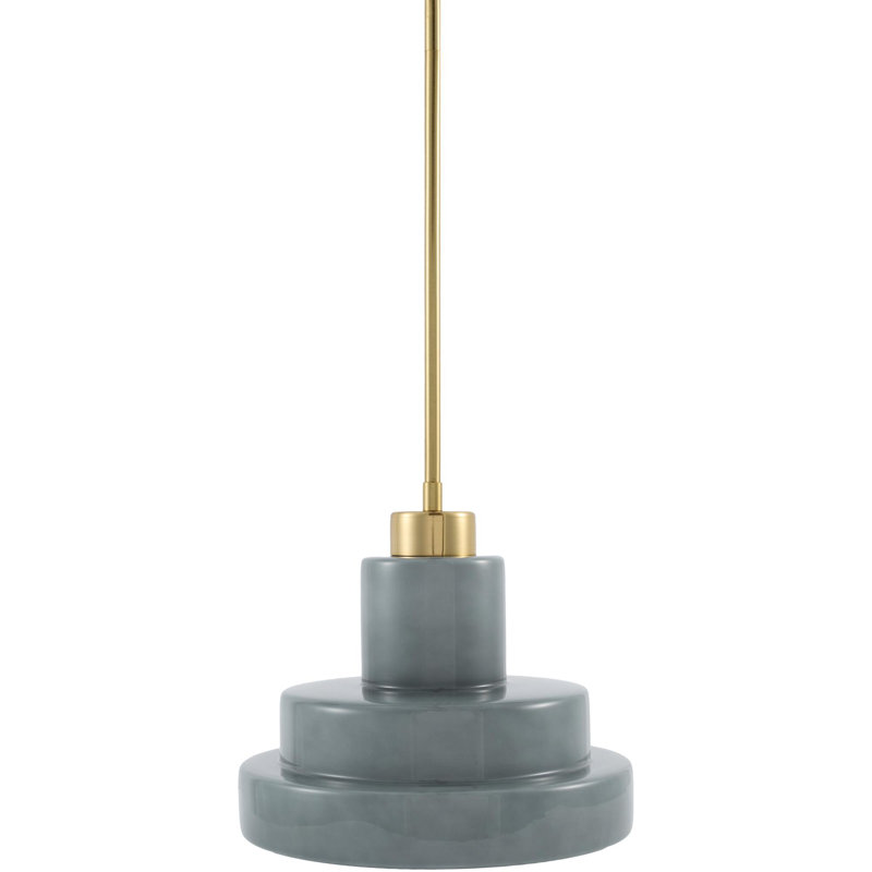 Agostino Single Light Pendant, Ice Blue