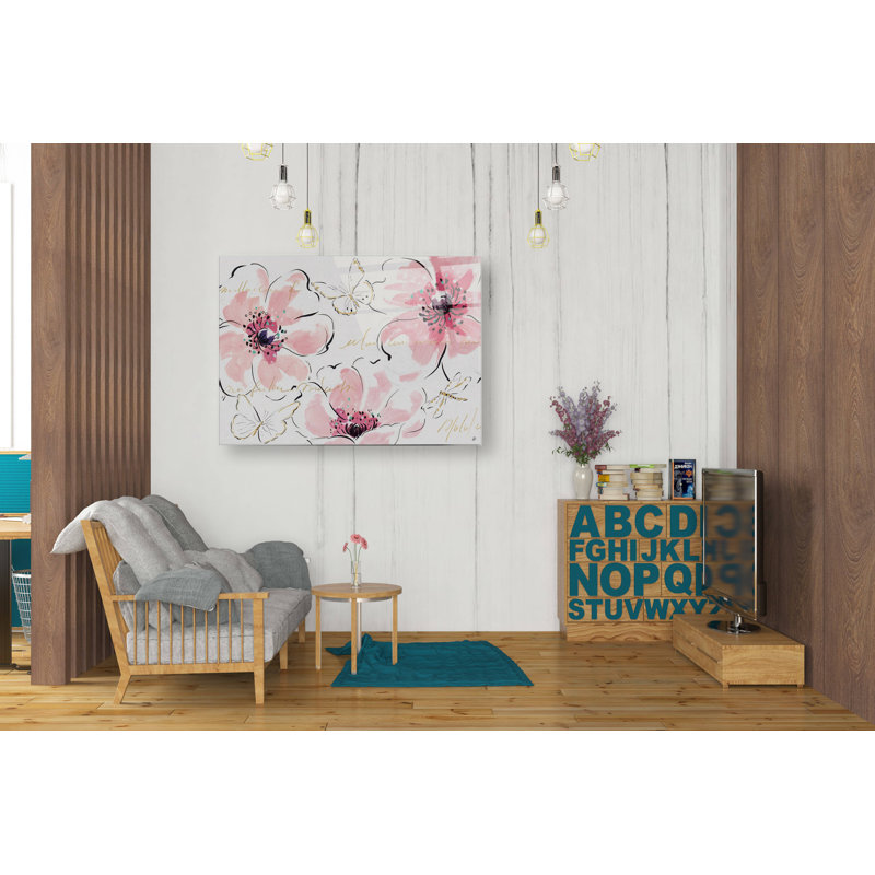 Simplement rose I - impression sans cadre, L 36 po x H 24 po