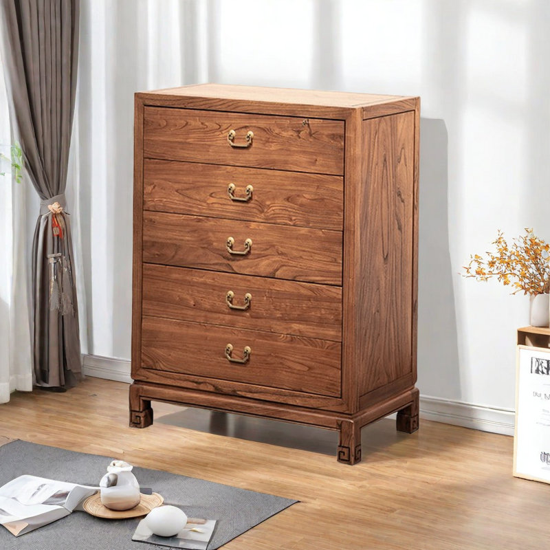 Commode d'appoint en bois massif