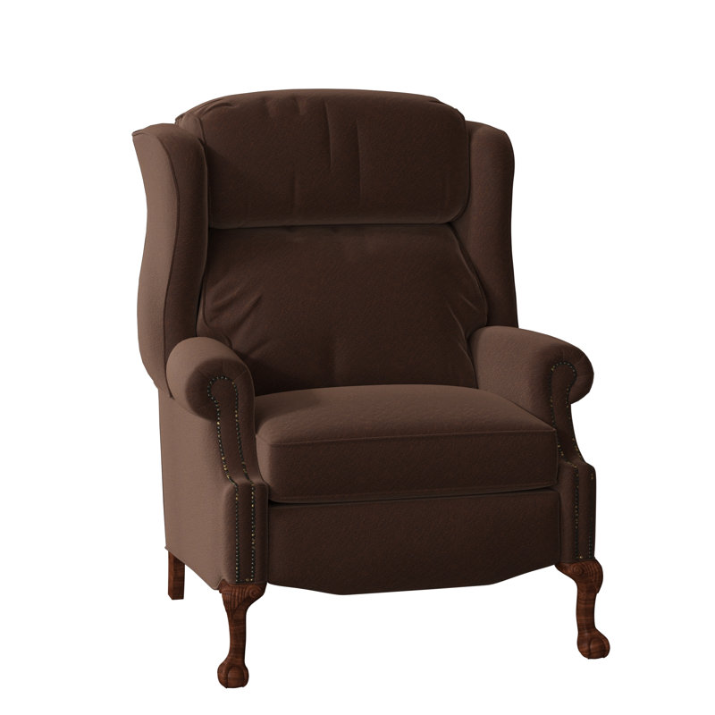 Maxwell Recliner, Aline Light Grey Genuine Leather, Cobblestone, Power