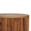 Table de chevet à rayures