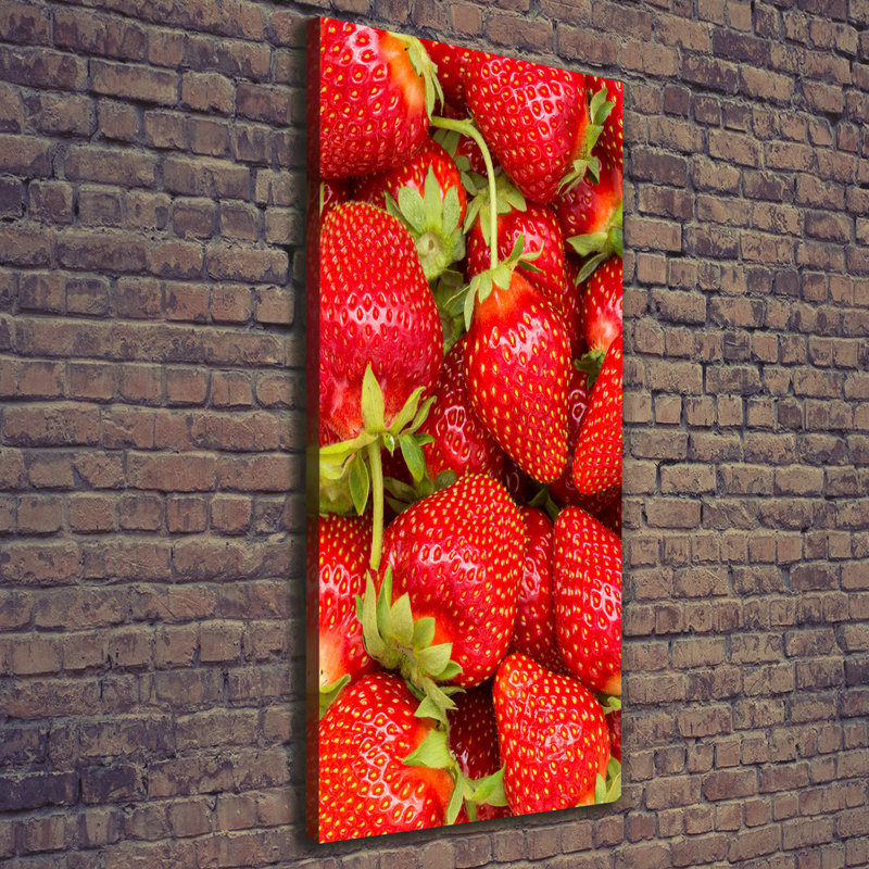 Strawberries - Wrapped Canvas Print