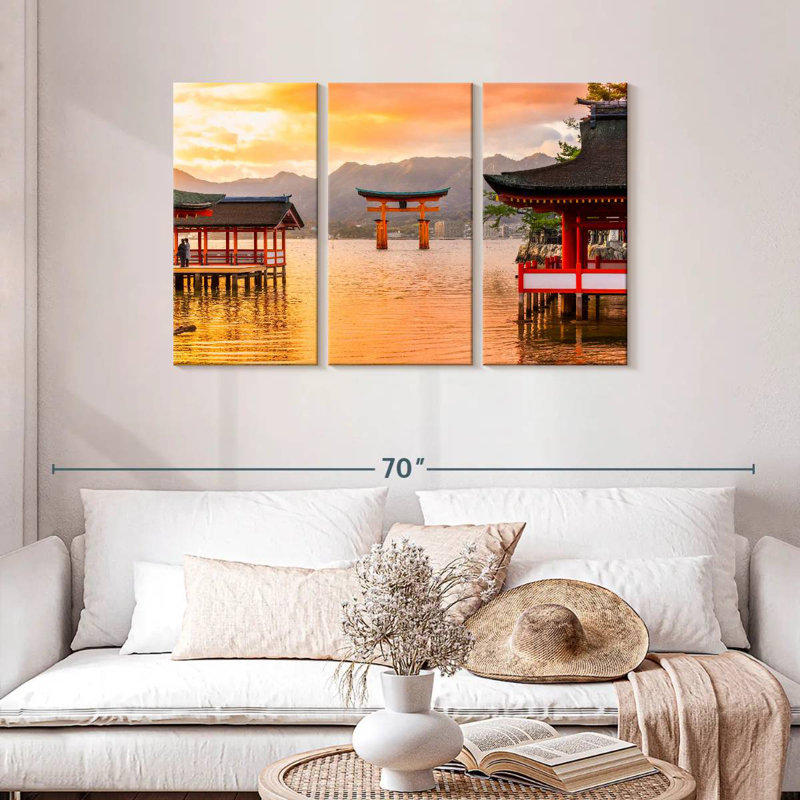 Lilie Miyajima Floating Torii, 28" H x 45" W