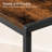 29.1" Console Table with Storage,Behind Sofa Table, Industrial Style, Sturdy and Stable, for Living Room, Entryway, Foyer