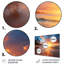Photo de plage, coucher de soleil, sérénade X III - reproduction d'art sur métal sans cadre-955808170