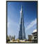 Impression sur toile Burj Khalifa - horizon de Dubaï - affiche sur toile gratte-ciel emblématique - œuvre d'art de paysage urbain-87826021-87826022
