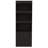 Simma Bookcase, Metal Hardware, Three Shelves, Double Door Cabinet-153218057