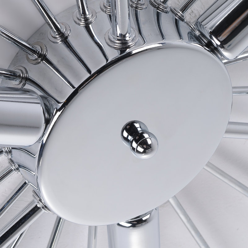 Freja 6 - Light 60cm Dimmable Sputnik Flush Mount, Chrome