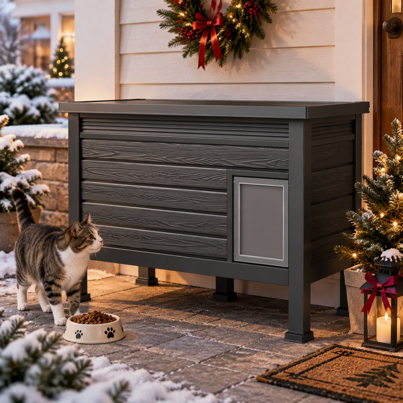 Abri pour chat 26,79 "en résine