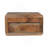 Wall-Mounted Bedside, Open Storage, Brown