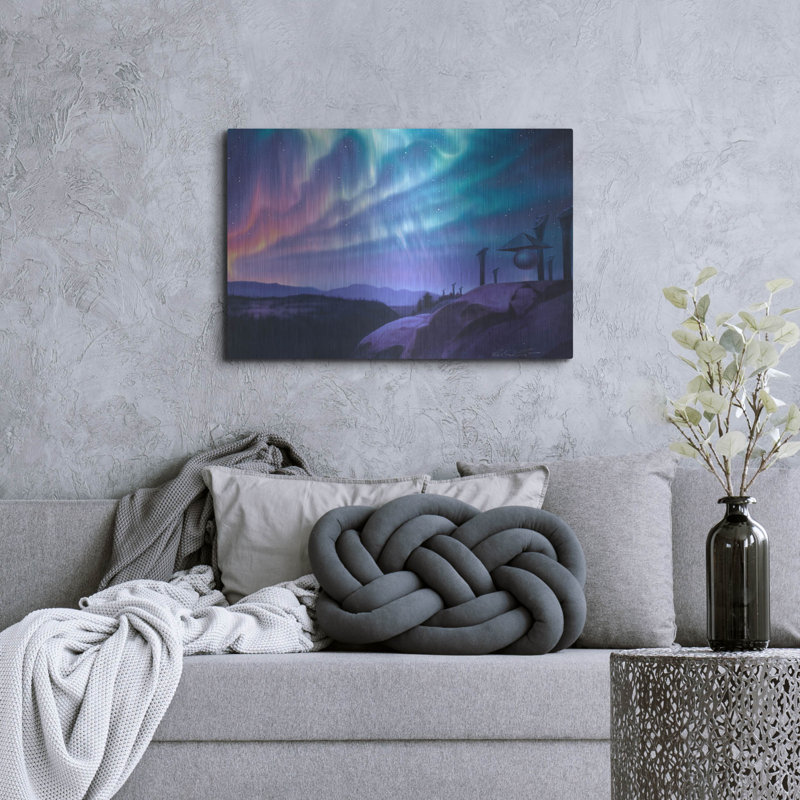 «Skywatchers» par Kirk Reinert, H 24 po x l 36 po
