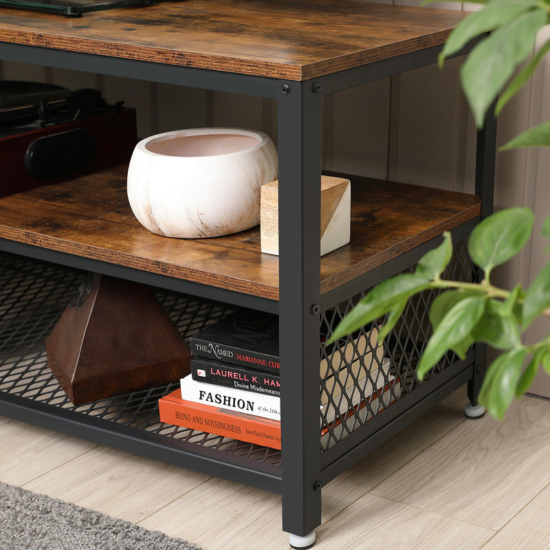 Grenier TV Stand for TVs up to 65", Rustic Brown