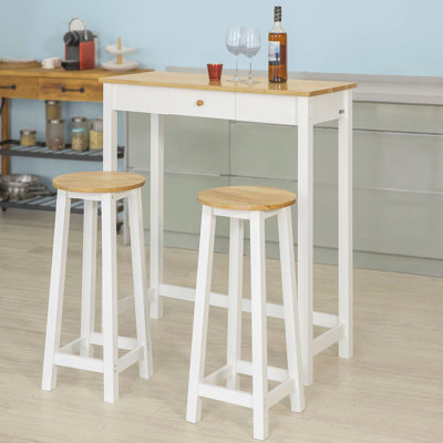 Jakey 95 cm Bar Set Bar Cabinet