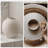 White Ceramic Vase, Round Floor Vase For Home Decor-2011403643