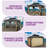 Hardtop Double-Roofed Aluminum Patio Gazebo Multiple Sizes-112917707-128949143