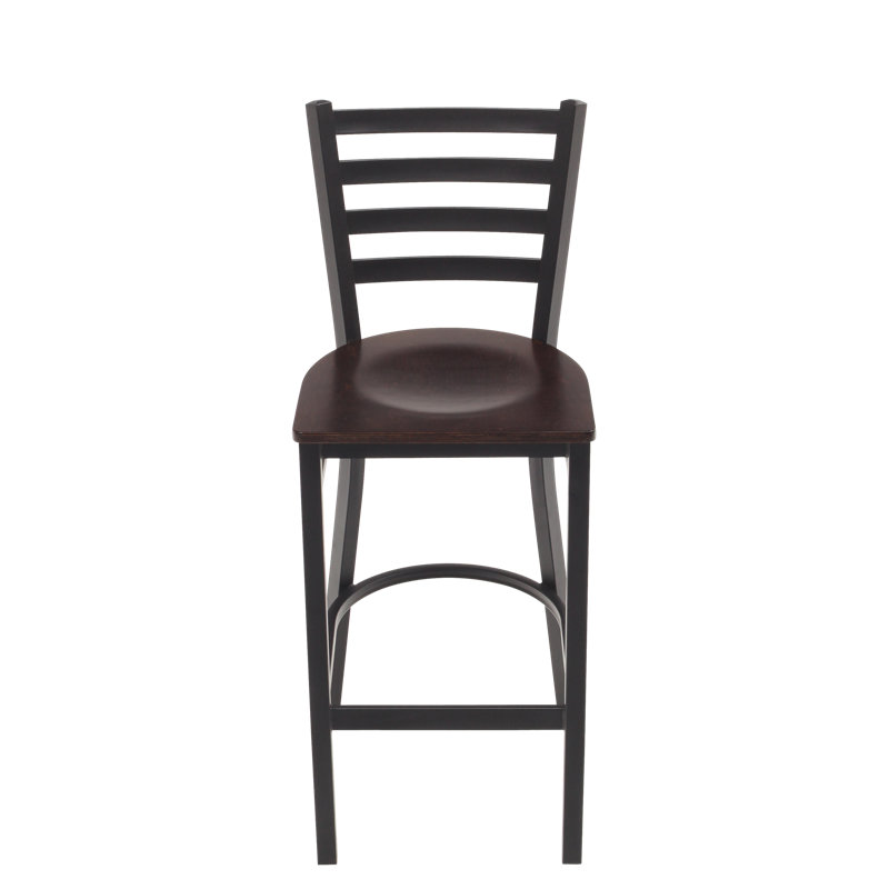 Grand fauteuil de café - hauteur du siège: H 29 po, Brun