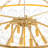 12 - Light Swirled Glass Bubble Globe Chandelier