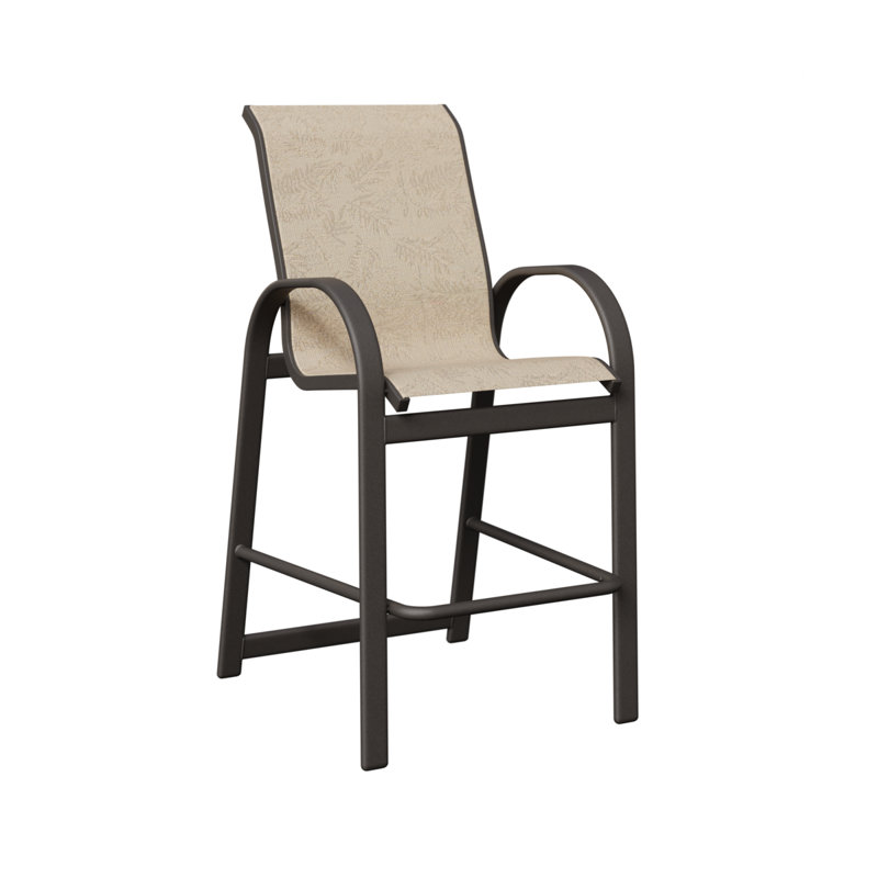 Chaise berçante en graphite moucheté Berlin, Graphite moucheté, Feuillage tropical