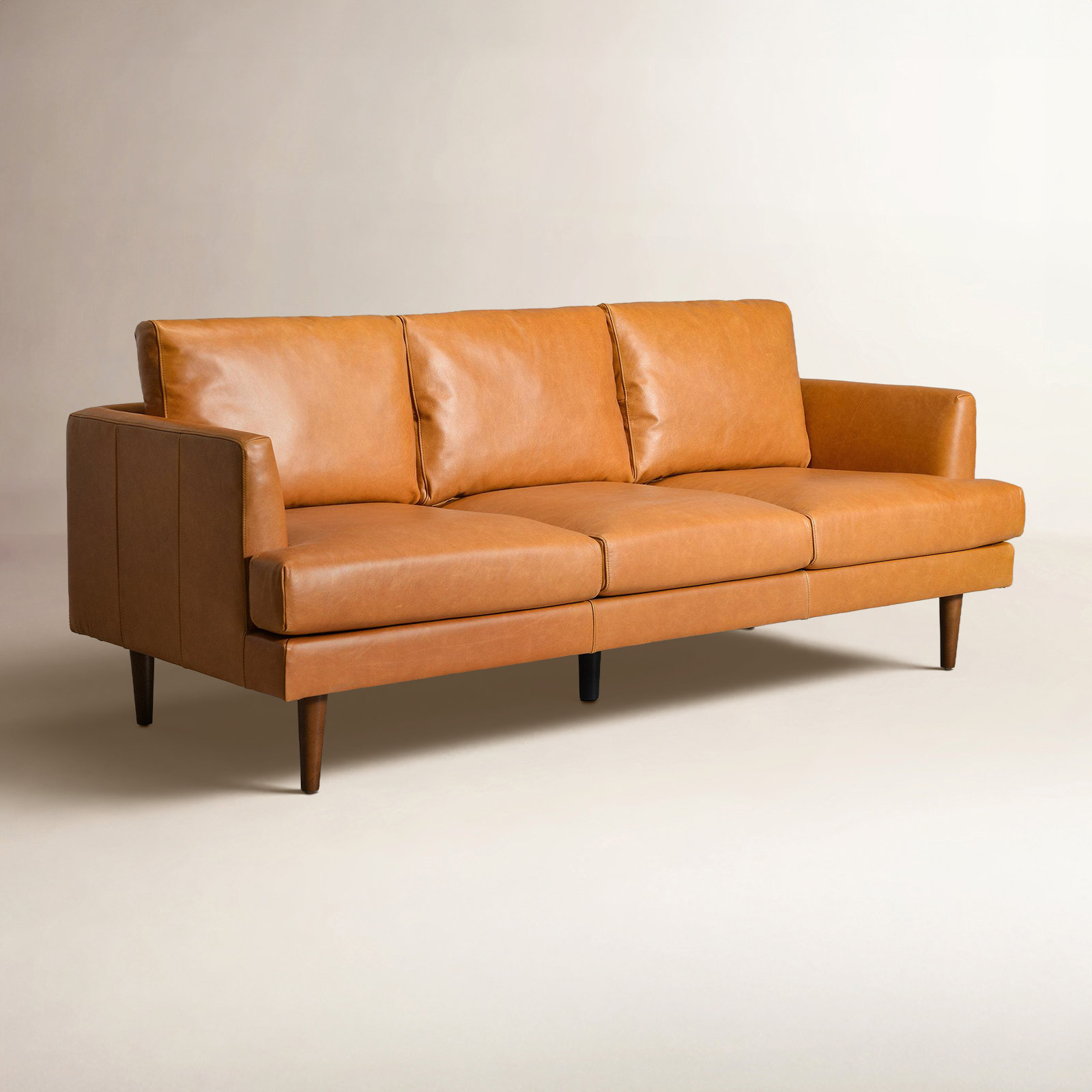 Miller 84" Genuine Leather Sofa