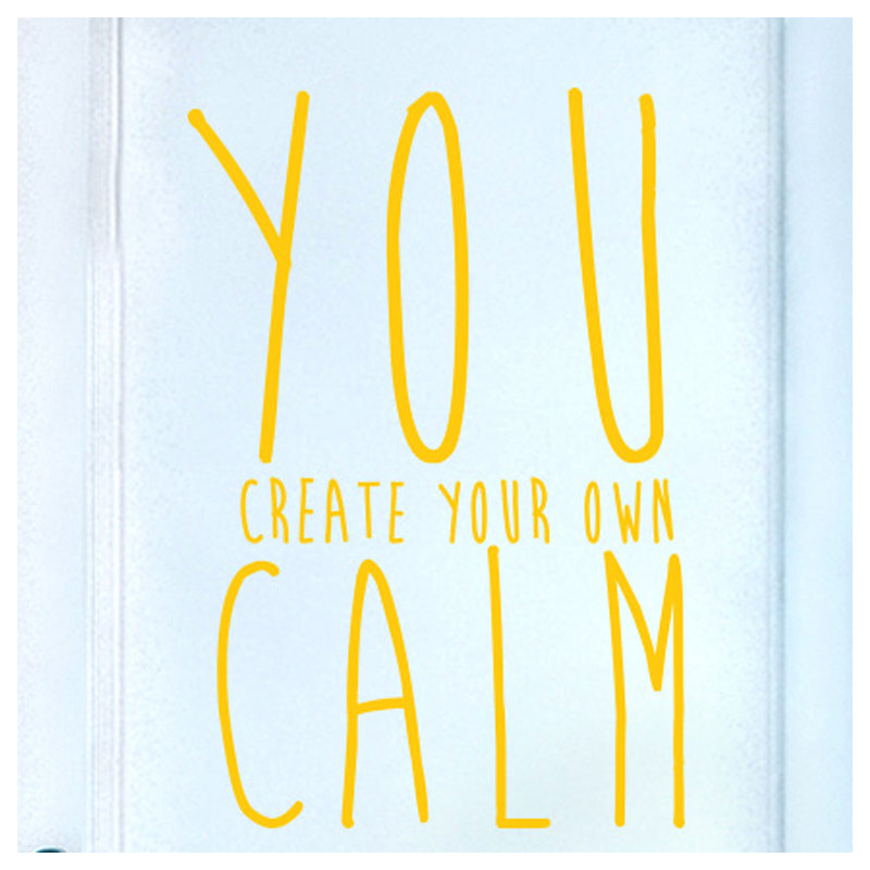 Wall Decal, Dark Yellow