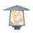 12" Square Stillwater Lotus Leaf And Dragonfly Post Mount