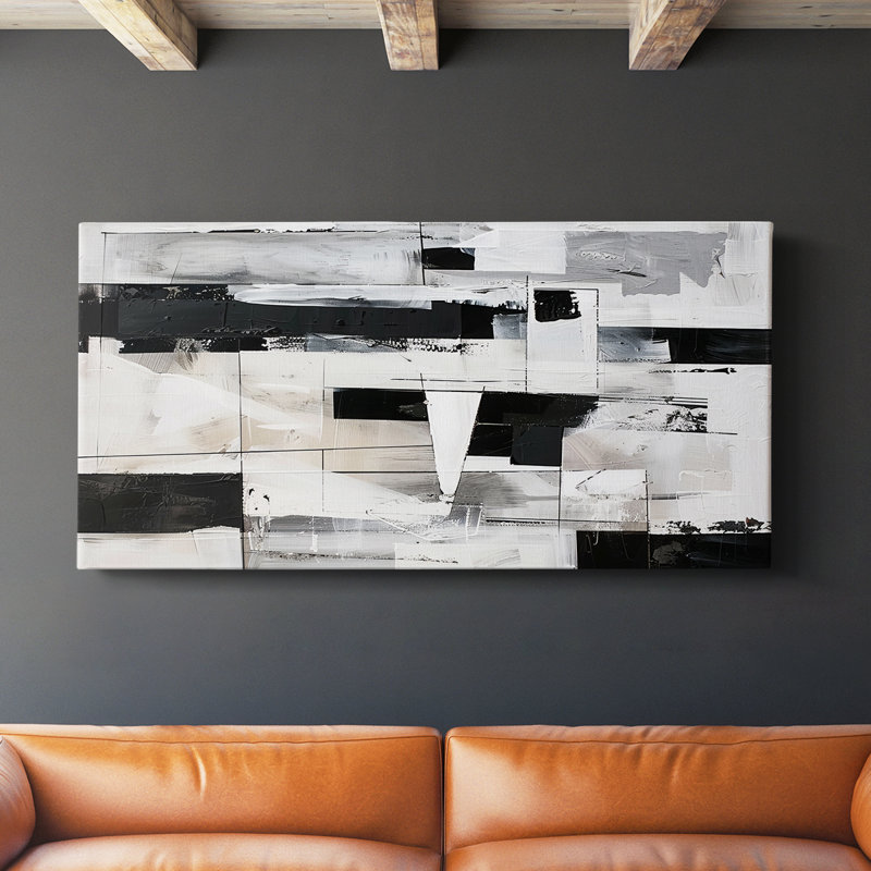 Abstract Series 1 # IV-Gallery, toile tendue, H 24 po x l 48 po