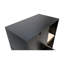 Enceinte pour chat 35,33 "noir, 20,21" de large, 17,22 "de haut, 52 livres, avec une atmosphère confortable pour les chats