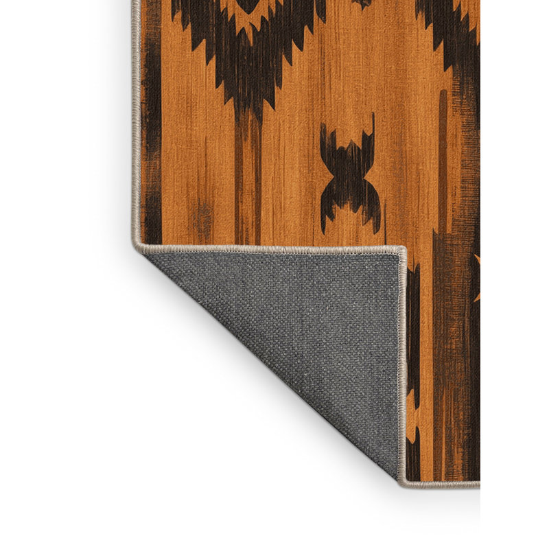 Prairie Steps Rug, Round 6'