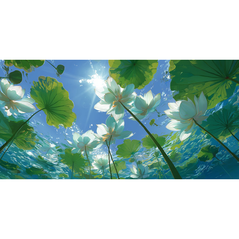 Art mural sur toile Sunlit, H 24 po x l 48 po x P 1,5 po