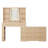 81"W Large Makeup Vanity with Adjustable LED Lighting and Charge Station-1191926046