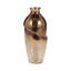 Vase de table décoratif en verre bicolore pour décoration intérieure - Vase de fleurs élégant pour le salon ou la chambre à coucher - Bronze-257705692
