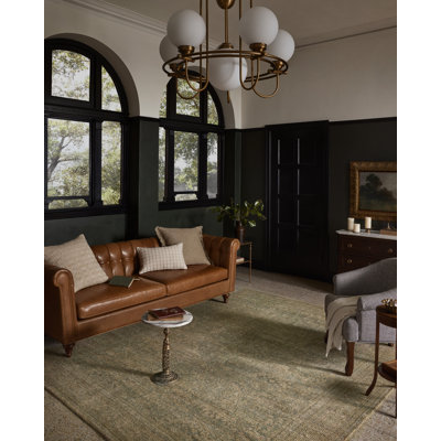 Tapis lagon / rouille Magnolia Home par Joanna Gaines x Loloi Oakley