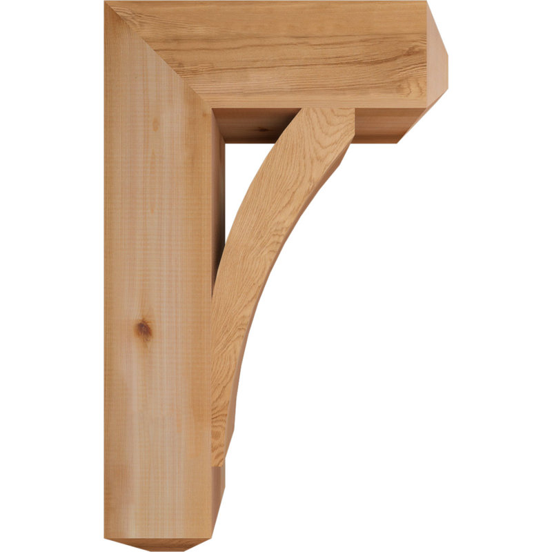 Support pour artisan Thorton, Cèdre rouge de l'Ouest (lisse), H 32 po x l 6 po x P 20 po