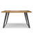 Lowry Square Dining Table, Modern Industrial Style with Metal Legs, Seats 8-100083375-100083376
