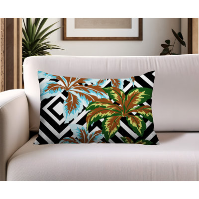 Oreiller rectangulaire réversible intérieur / extérieur Hoku